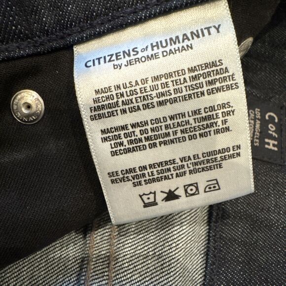 Citizens Of Humanity Women’s Denim 24 Slim Bootcut Emannuelle Dark Wash Blue - Picture 10 of 10